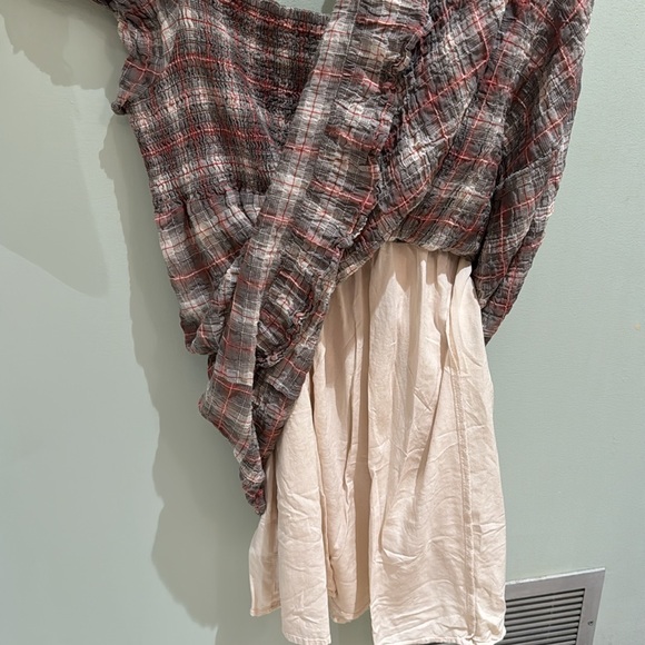 Anthropologie Maeve plaid dress with cream lining EUC - Picture 6 of 6